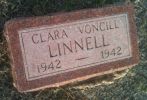 Clara Voncill LINNELL, grave